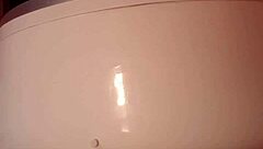 Enjoying A Relaxing Shower Alone In The Bathing Area, Washing Off The Day's Stress