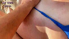 You fucked me so hard on the beach, I squirted everywhere