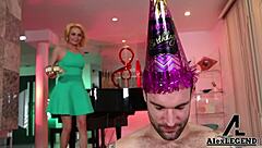 Blonde Milf Ashley Graham's Pussy Banged by Big Cock Alex Legend