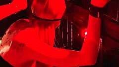 Girl Handcuffed Receives Wax Drops on Sexy Body Behind Scenes