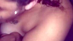 Chubby girl begs for fuck and smoke! Monster cock blowjob with big tits!