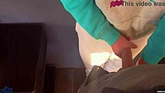 He fills my panties before gym