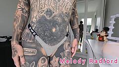 Melody Radford Tries On G String And Micro Bikini