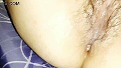 Filipina girlfriend's pussy licked to orgasm close up