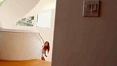 Alone And Bored Brunette Craves Wet Pussy Fuck With Cumshot