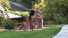 Petite teens chloe and summer enjoy outdoor activities