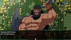 Alraune Succubus Falls Naked in Outdoor Hentai Scene