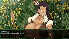 Alraune Succubus Falls Naked in Outdoor Hentai Scene