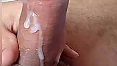 Amateur Cleans Monster Cock Bareback for Creampie Cumshot