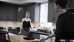 Anny Aurora submits to employer's teen, pussy wet from ramming in spreadeagle with blowjob and cumshot