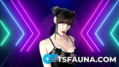 Slutty tranny fisting her asshole in homemade shemale video