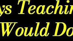 Blonde milf teaches doggystyle sex lessons