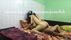 mandalay school girl in homemade setting