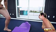 Juicy Teen Bent Over in Garage, Big Ass Smashed Doggystyle Close Up POV