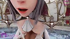 Priestess Rides Big Cock in Divine Punishment