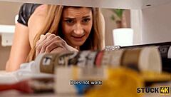 Naughty student bent over for doggystyle