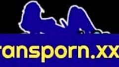 Beautiful black tranny tugs her cock in a solo scene