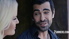 my blonde girlfriend extends vacation with holiday fun for extra spicy moments together