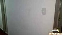 i met a hot latina teen in the elevator and we fucked in the kitchen, oops