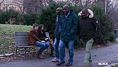 Silvia Soprano Chugs Cocks In Gangbang!