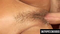 I'm in a 3-way fuck with milf Mandy Bright. She takes two rich guys stuffing her holes hard!