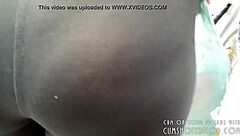 Spying on Stunning Teen 18+ Ass Outdoors