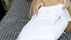 The husband films his young wife getting doggystyled by a monster cock in hardcore action.