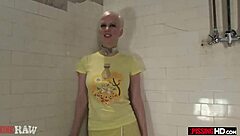 Big Tit Blonde Cherry Torn in Wild Interracial Threesome?