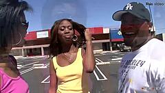 Tight wet teen sluts ride same big cock together