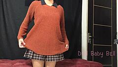 On the way home, I find this petite teen