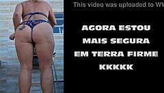 lisa aranha gets sensual on stairs