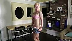 Over40 horny blonde milf pov handjob, want to see?