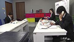 Slender Japanese Ol Yoshimura Misaki Screams Orgasm In Office!