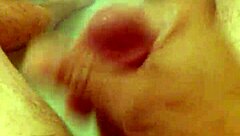 Bisexual Man Jerking Off in Bathtub Pool