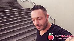 Cute German Coed Lou Nesbit Fucked Hard in Public Scene