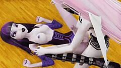 Monster High Vampire Halloween Special - Elissabat And Rochelle Goyle Sex