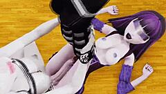 Monster High Vampire Halloween Special - Elissabat And Rochelle Goyle Sex