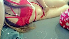 take a look at my new lingerie, do you want to take it off or just put to the side?