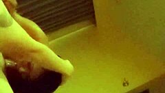 Big ass latina girl tempts with her curves in amateur scene.