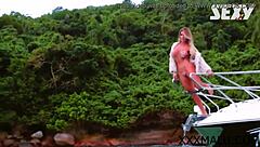 I am Luciane Hoepers, posing sensually in this erotic essay for xxxmalu.com, showcasing my blonde beauty and intimate touches