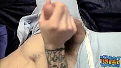 Naughty bum driller blinx spanking his hairy monkey hard!