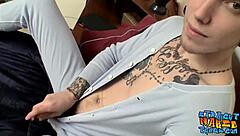 Naughty bum driller blinx spanking his hairy monkey hard!