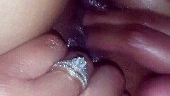 Wife relaxes in the car alone