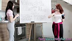 teen amateurs getting their tight cunts eaten at wild party