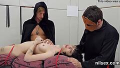 Wacky Teen 18+ Endures Brutal Anal Therapy in Asylum