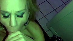 Pornstar sarah jessie gives a bj in the bathroom skinny blowjob hardcore tits ass milf big tits pussy sex
