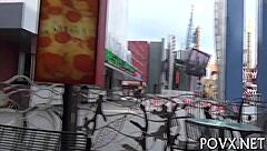 Filthy teen sucks huge cock roughly in hardcore session.