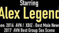 French actor Alex Legend performs with Sovereign Syre in an intense scene