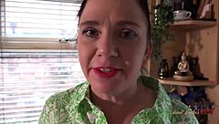 Auntjudysxxx Busty Housewife Kjirsten Sucks You Off In The Kitchen