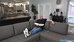 teen violet gems stuck and fucked by big cock danny steele